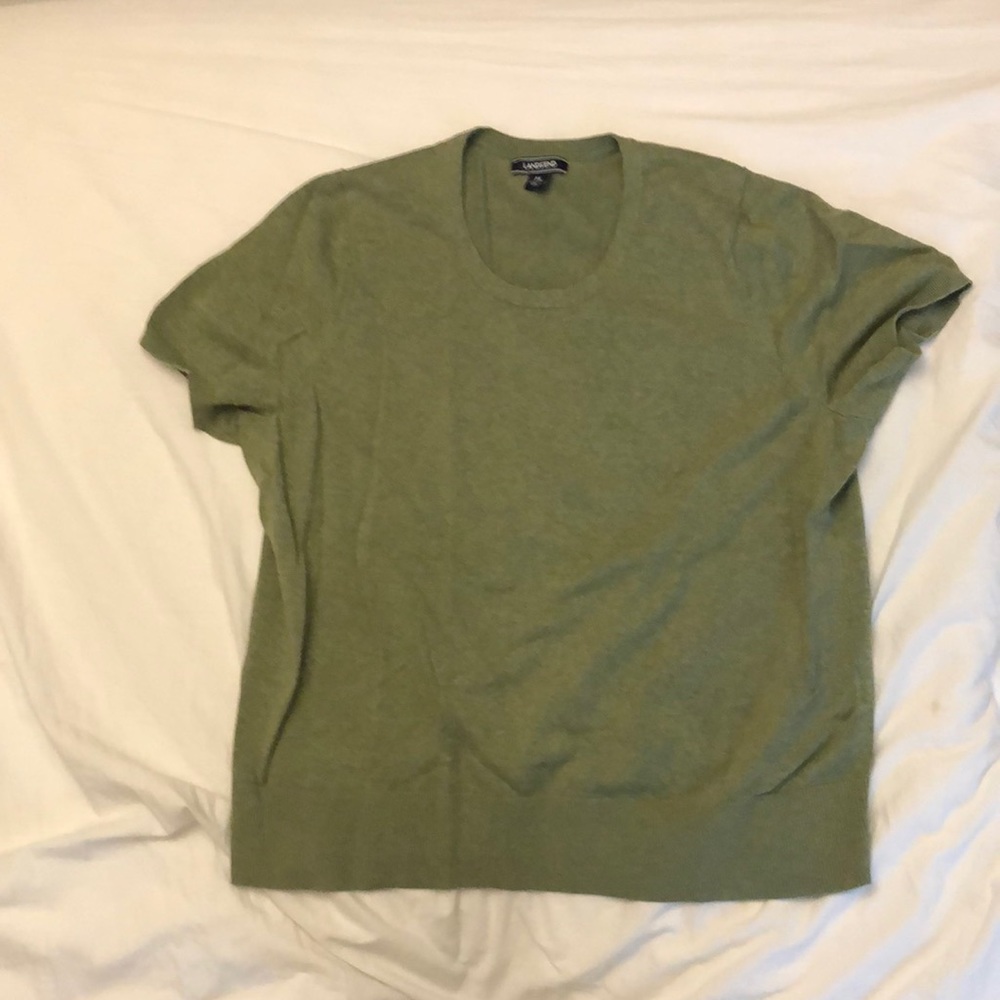 Lands end olive green tunic. Size 2x